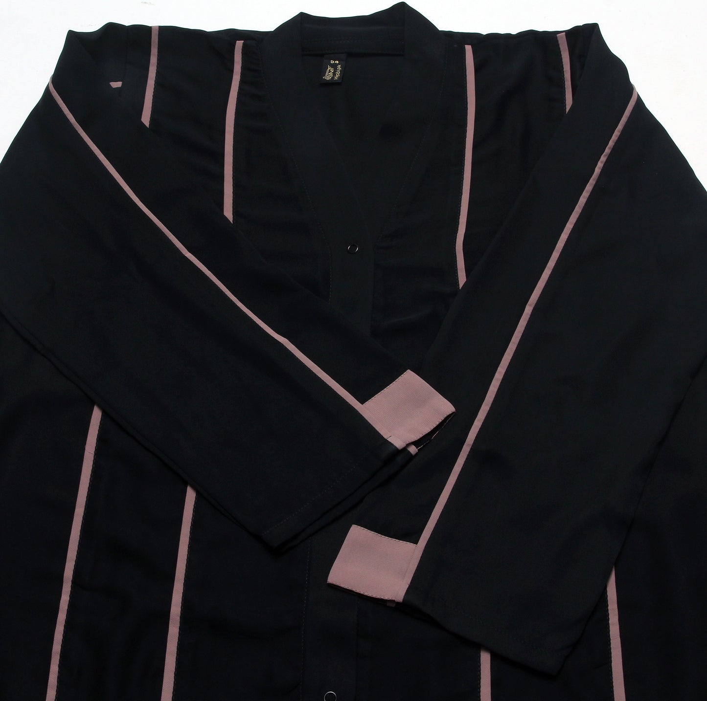 Nida Contrast Abaya | The Classic Edits