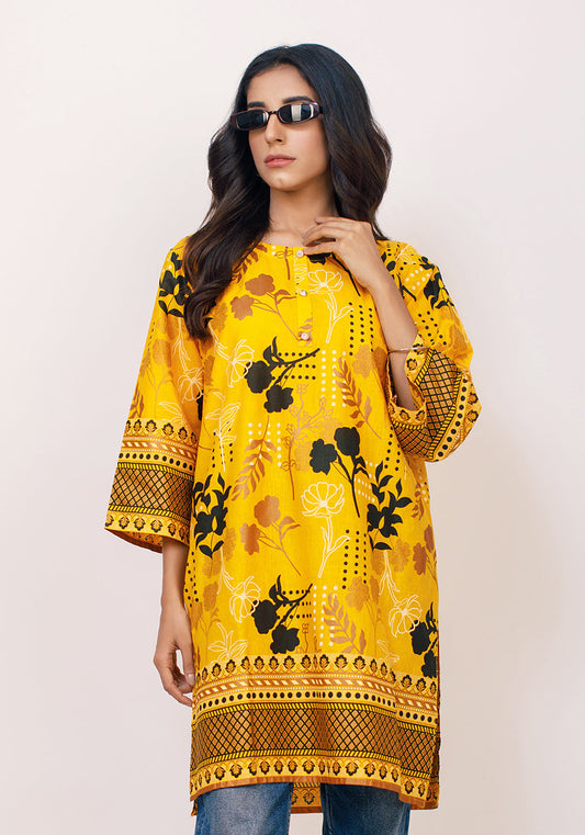 Arzoo Yellow Lawn Kurti