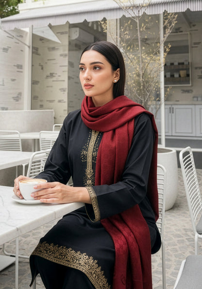 Michael Kors Pashmina Hijab - Maroon