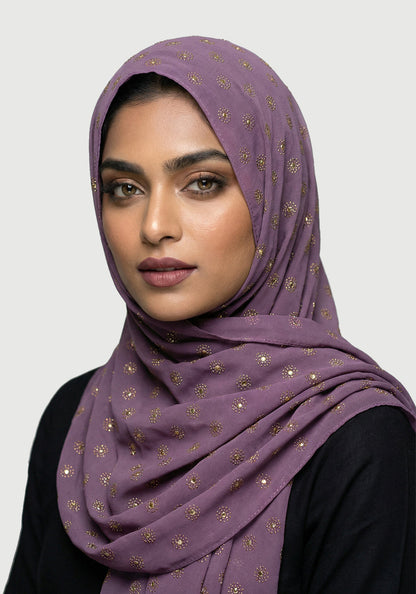 Chiffon Due Drop-Light Purple