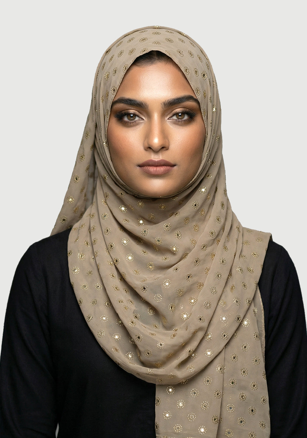 Chiffon Due Drop-Beige