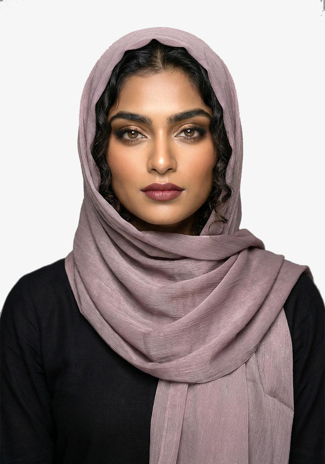 Metallic Chiffon-Powder Purple