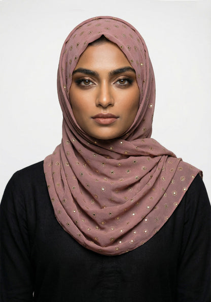 Chiffon Due Drop-Light Pink