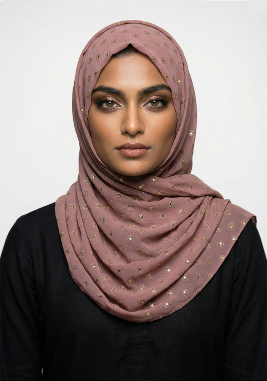 Chiffon Due Drop-Light Pink