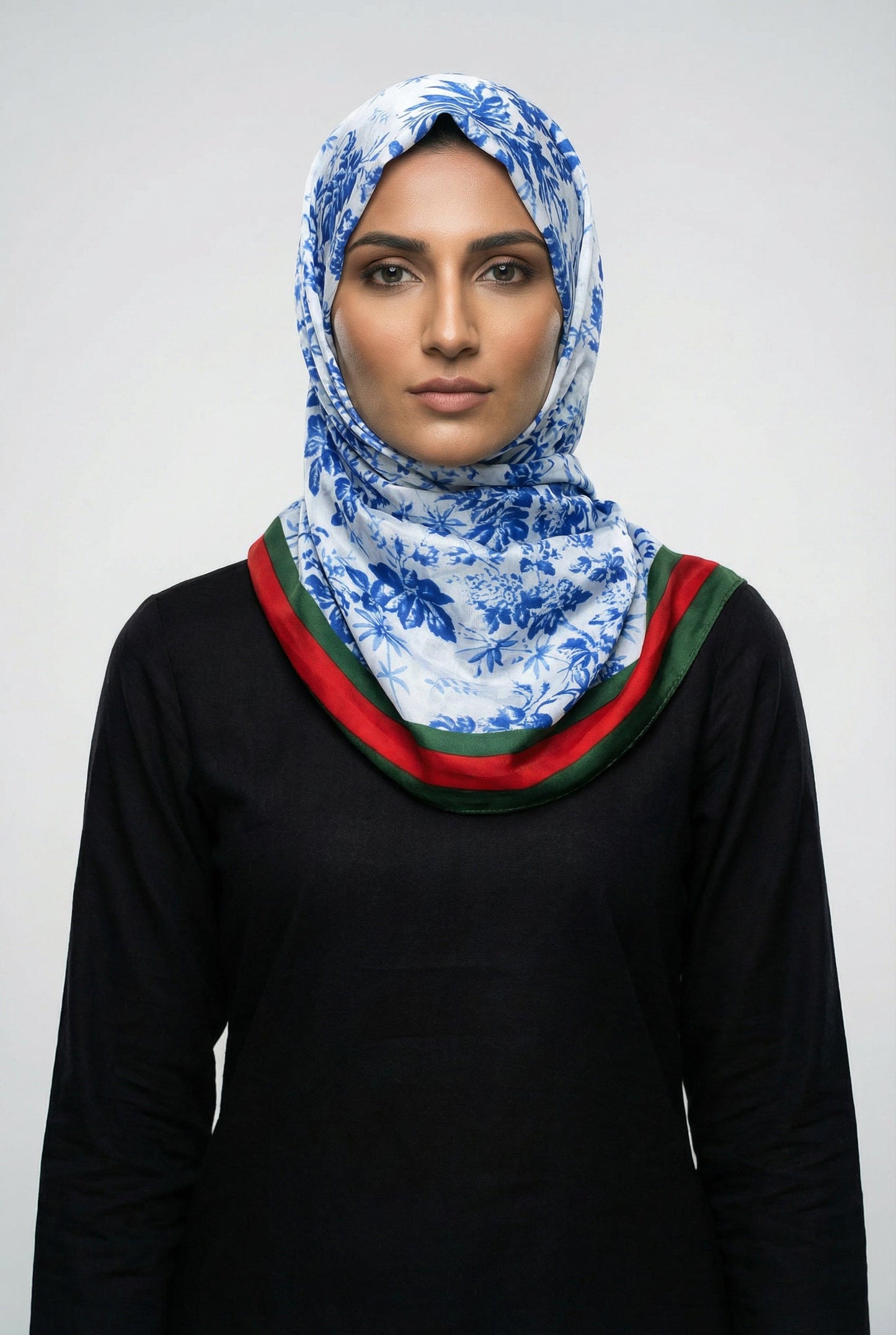 Silk Branded-White-Blue