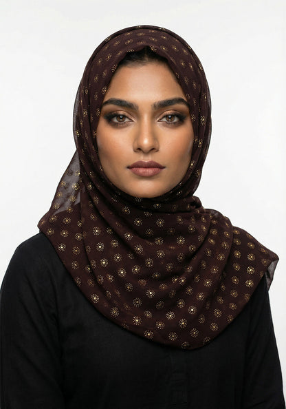 Chiffon Due Drop-Burgandy