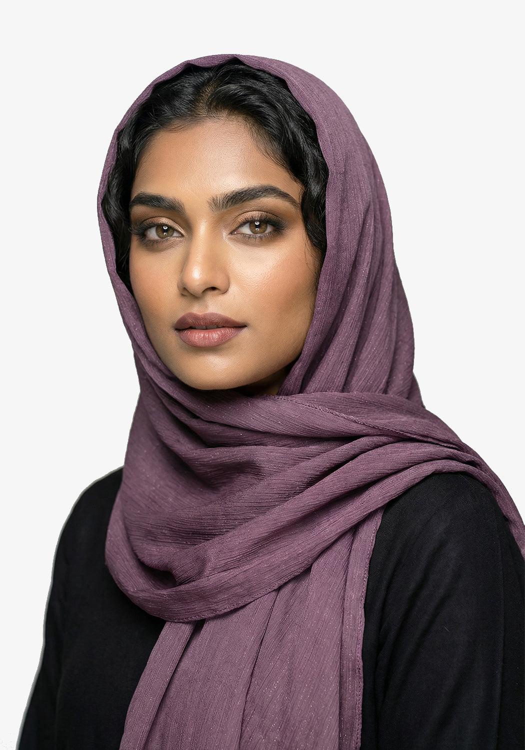 Metallic Chiffon-Lilac