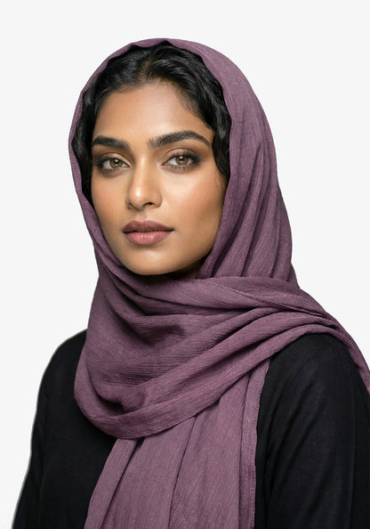 Metallic Chiffon-Lilac