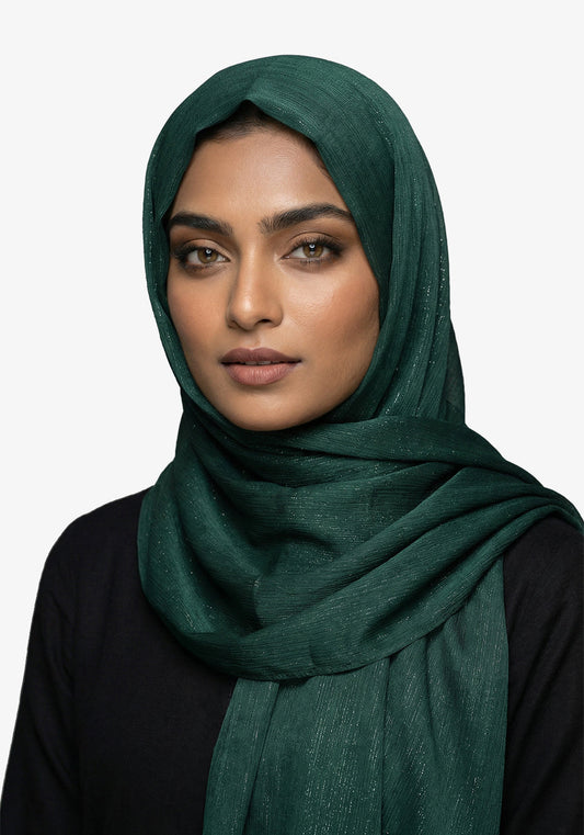 Metallic Chiffon-Green