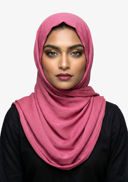 Metallic Chiffon-Pink