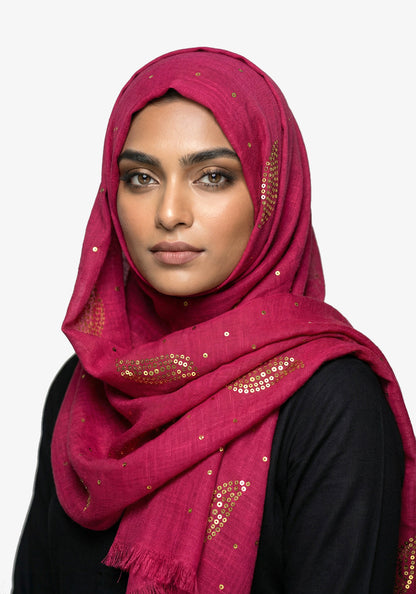 Turkish Square-Leaf-Shocking Pink