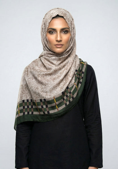 Silk Branded-Brown-Green