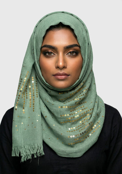 Turkish Square-Strip-Pista Green