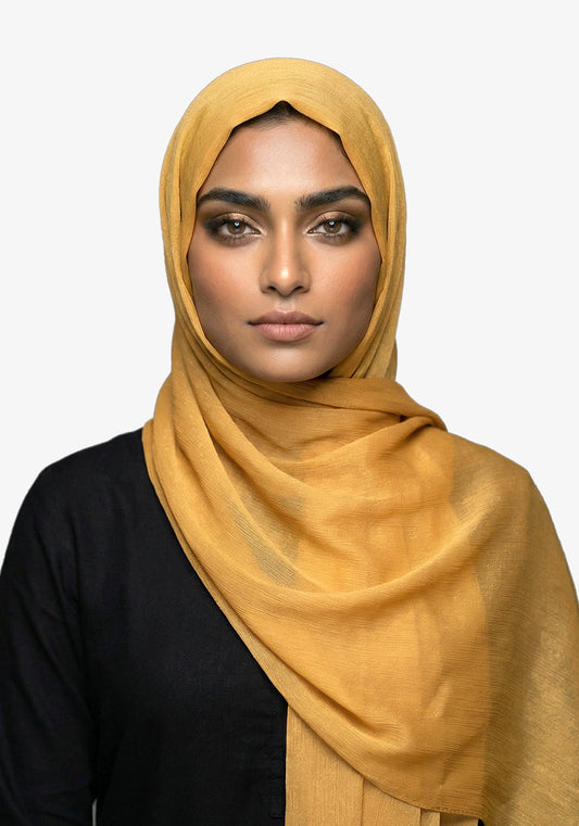 Metallic Chiffon-Yellow