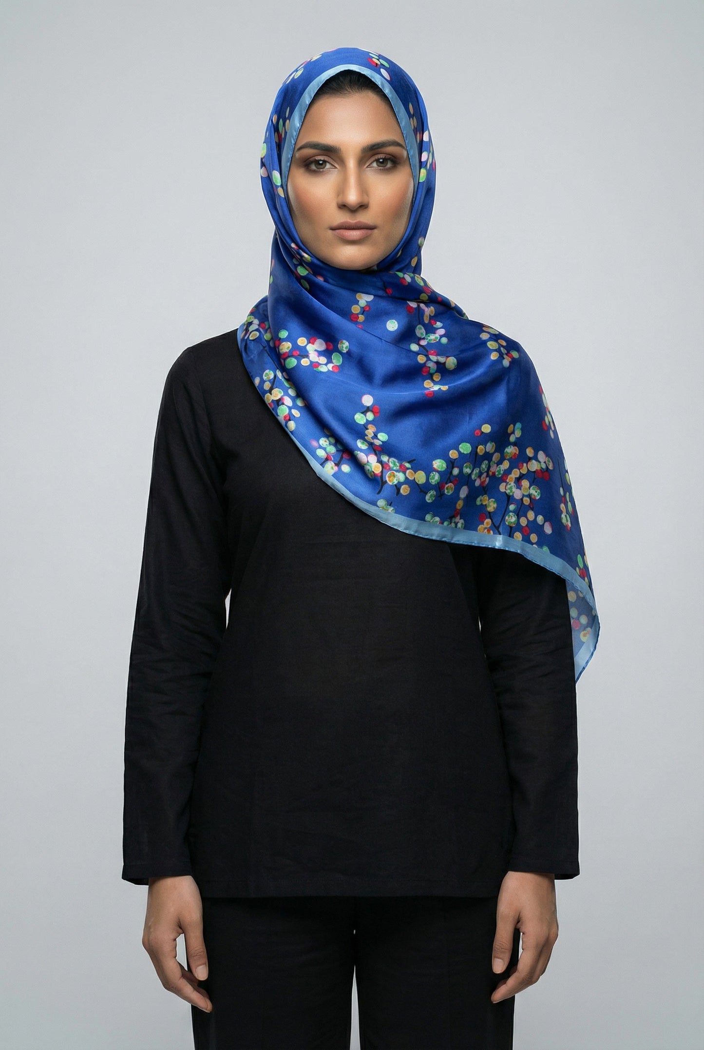 Silk Branded-Sky Blue-Royal Blue