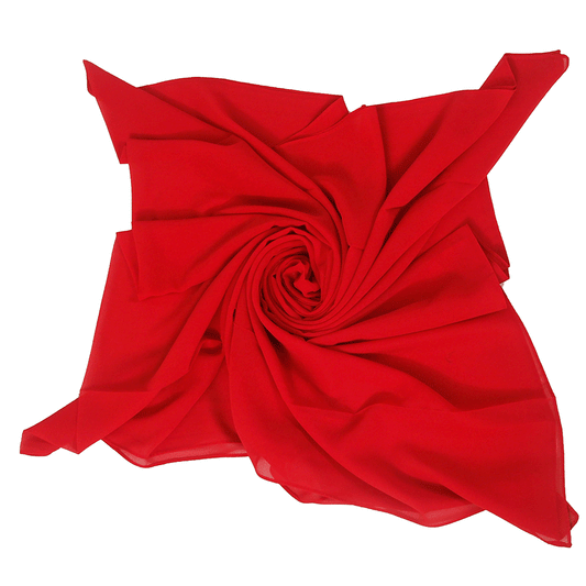 Scarlet Chiffon Hijabs